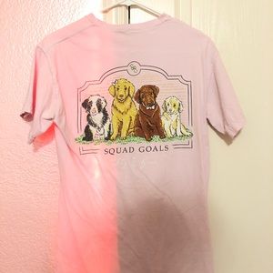 Lily grace pink puppy shirt